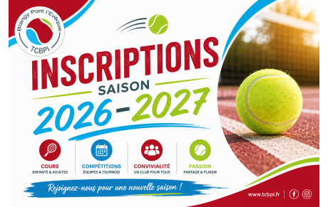 inscriptions 2026-2027