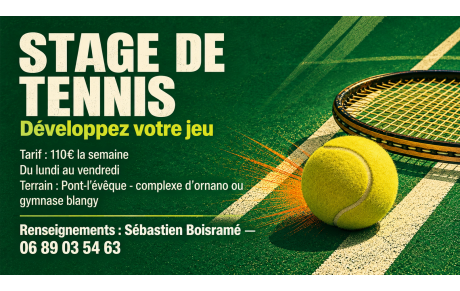 Stage vacances de la Toussaint 2026