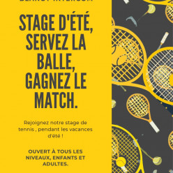 Stage de tennis durant les vacances d'été 2026